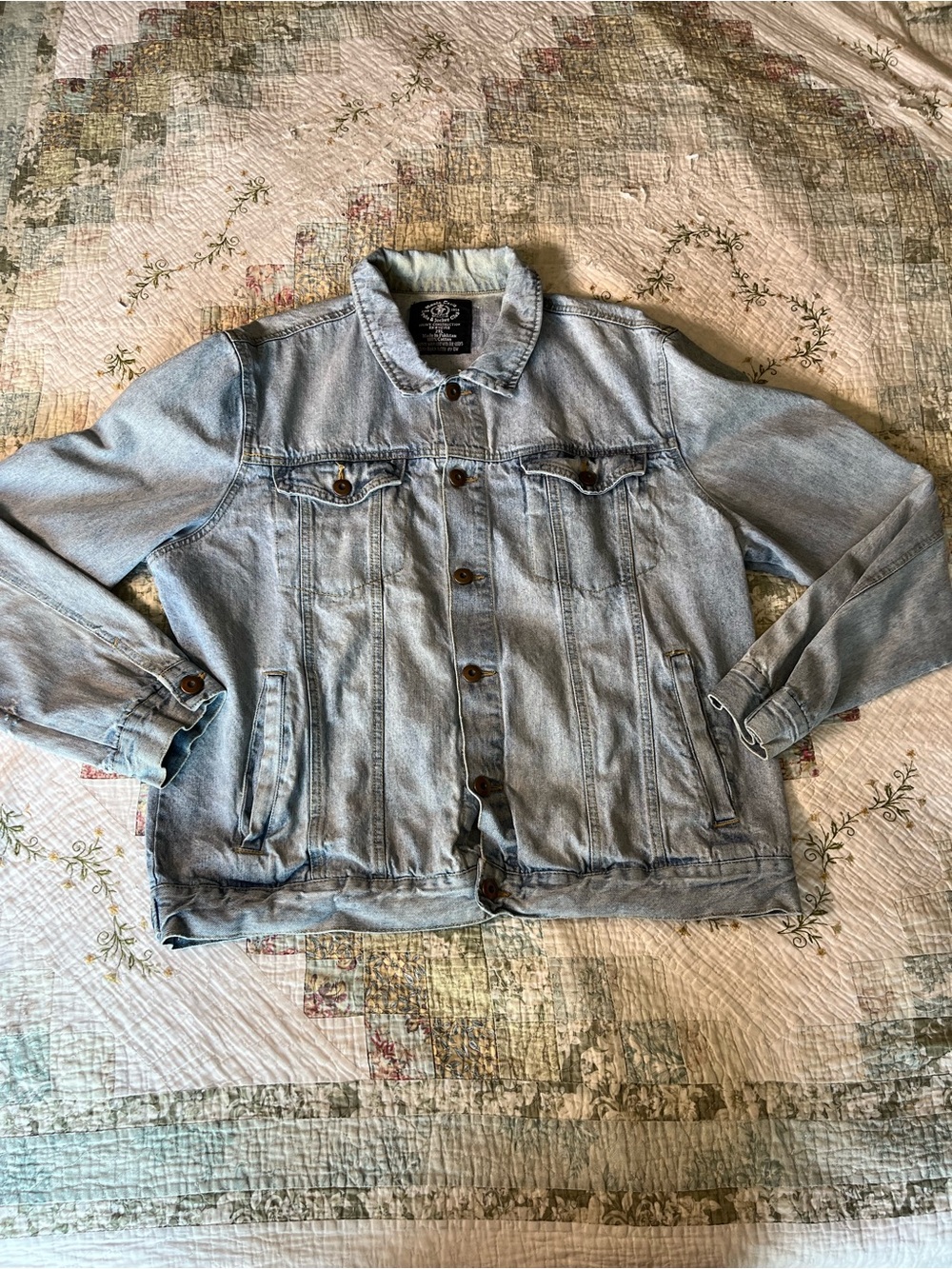 Vintage Inspired Jean Jacket-2XL